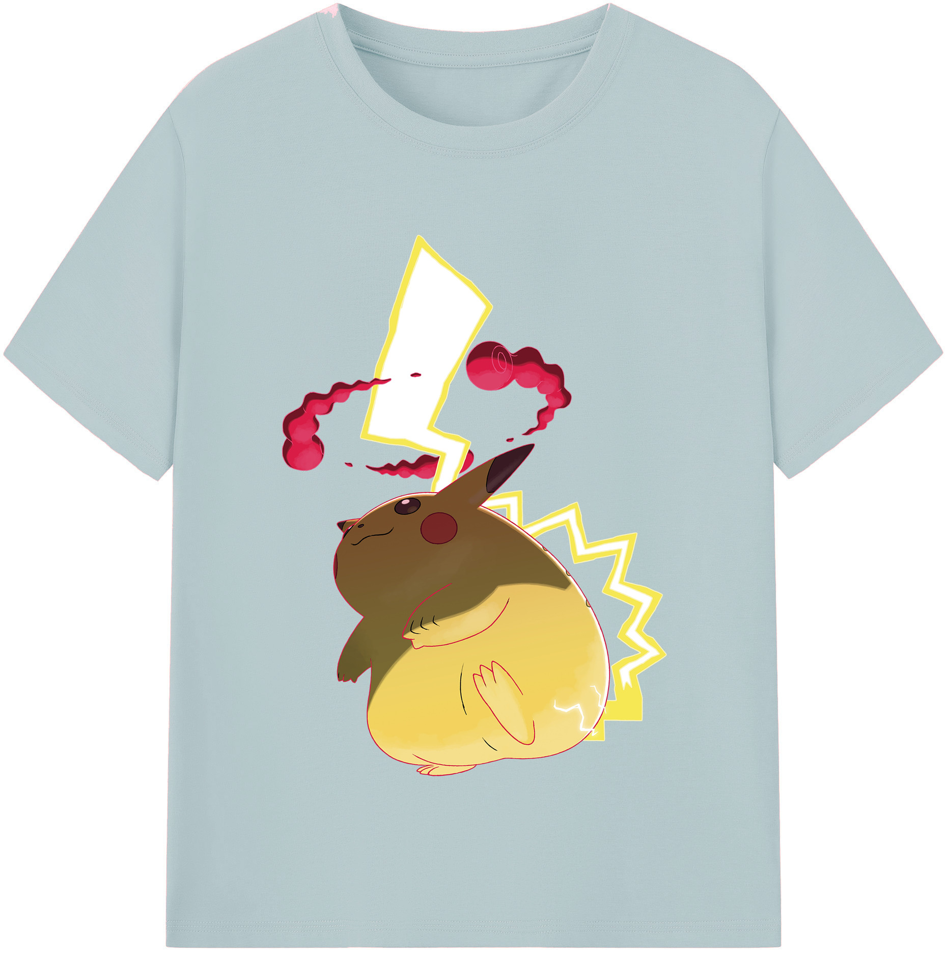 （画像用） ポケットモンスター Pokémon 綿100％半袖Tシャツ（フロントプリント）